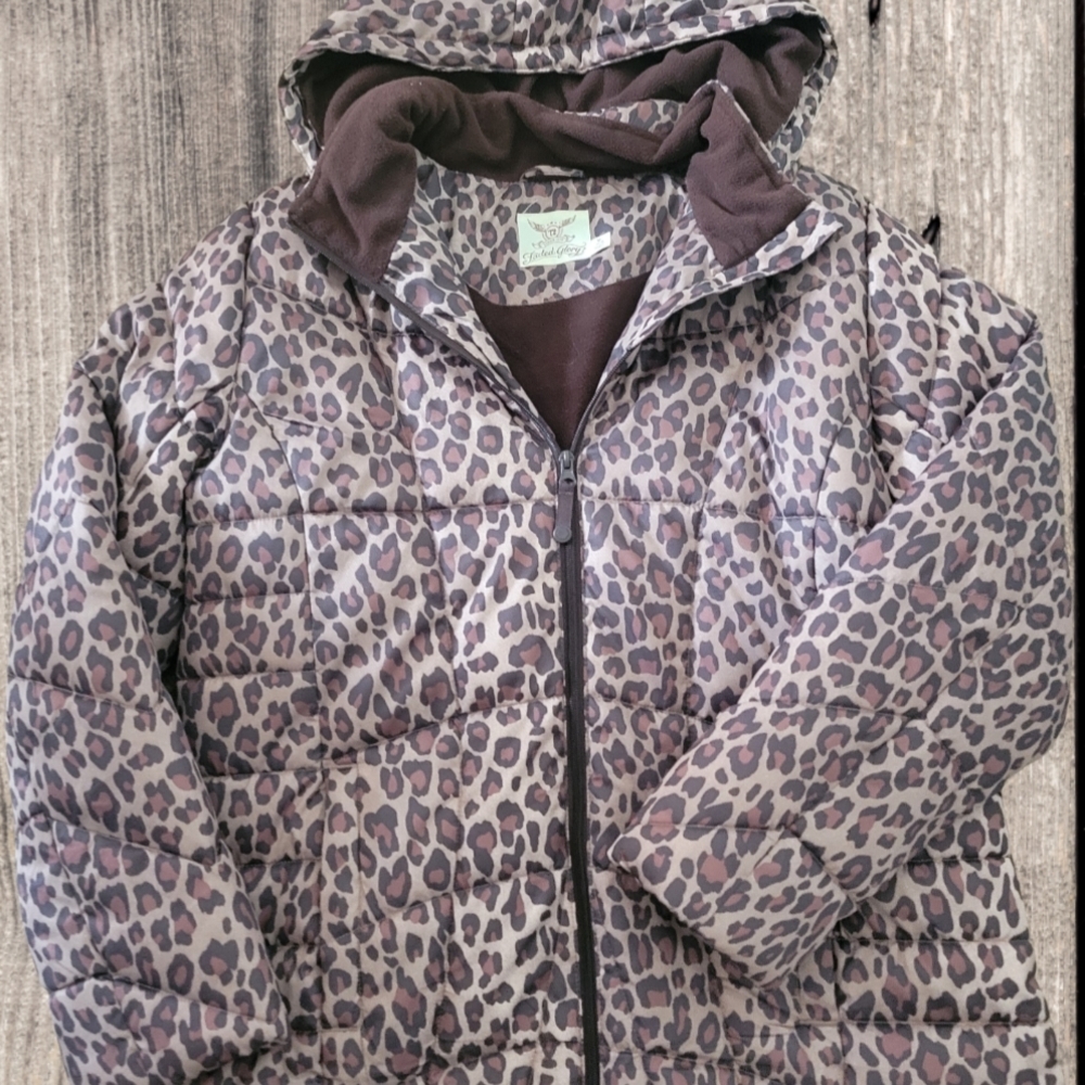 Leopard Print Kids Jacket